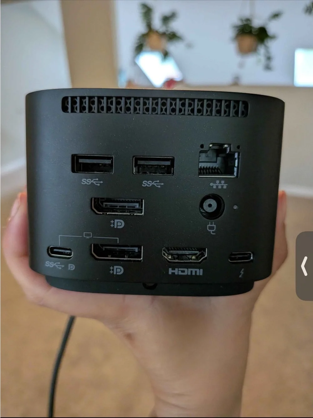 HP Thunderbolt Docking Hub in Black
